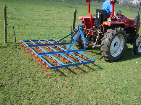 6'6" Tractor Mounted Grass Harrow